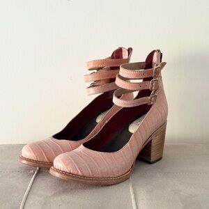 Freebird by Steven Pink Strappy Heels